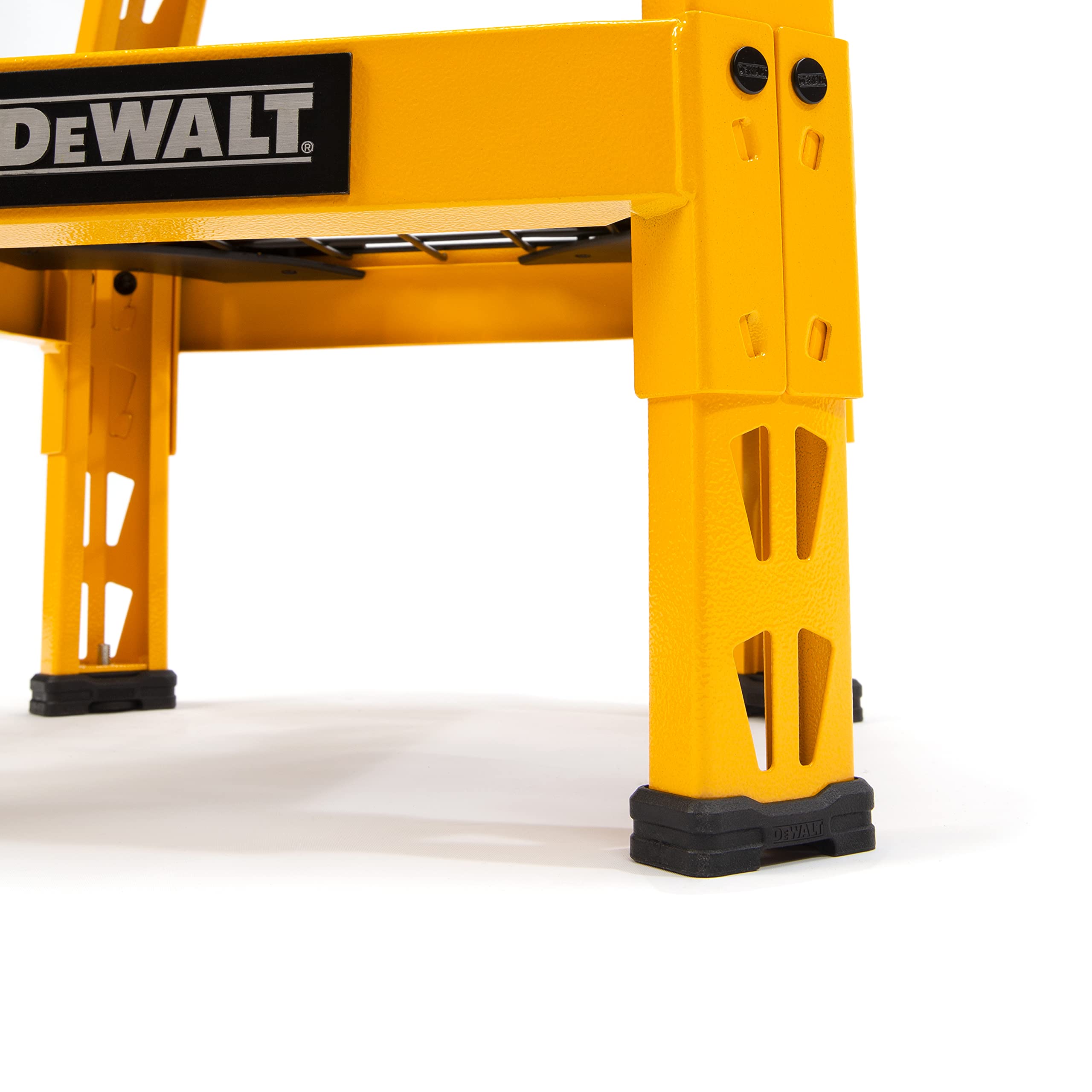 DEWALT Padded Shop/Garage Stool, 360-degree Swivel Seat, Durable